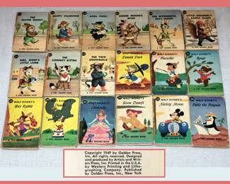 Set of 1940s Tiny Golden Books
