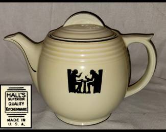 Vintage Hall Silhouette Teapot 