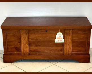 Vintage Lane Cedar Chest with Original Price Tag 