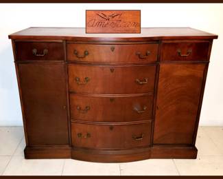 Excellent American of Martinsville Furniture Sideboard, Perfect Size, Will Fit Most Rooms 