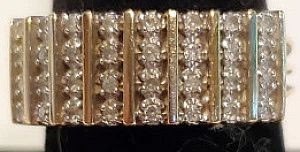 Beautiful Vintage 0.75 CTW Diamond Ring, size 8, 4.59 gross