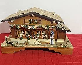 Swiss Chalet Music Box