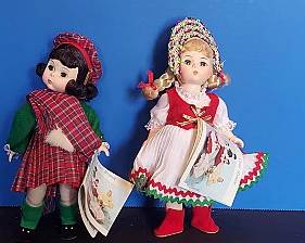 Scotland (#596) & Hungary (#597) by Madame Alexander