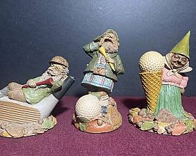 Mulligan #93, Andrew #24(signed), Babe #73 hand casts by T.Clark/ Cairn Studio