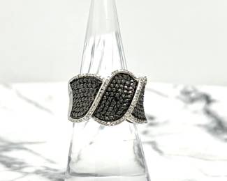 Black & White Diamond Ring