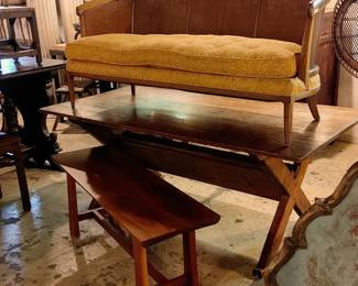 Rare Tomlinson "Sophisticate" Cane Back Settee