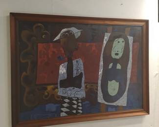 ZOUTE - Self Portrait w/Wife, 1944