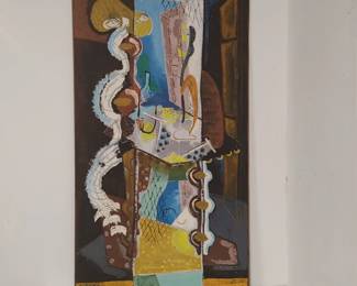 ZOUTE - Abstract Oil Painting , 1947