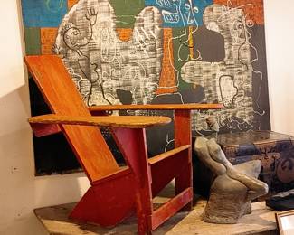 Early Original Westport Chair, Harry Bunnell, 1905