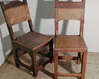 Antique Rustic Spanish Colonial Chairs