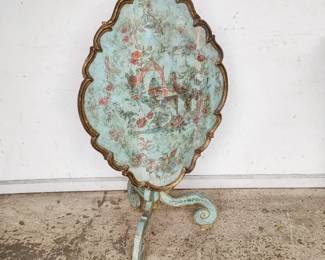 Antique 18th century Tilt Top Venetian Chinoiserie Hand Painted