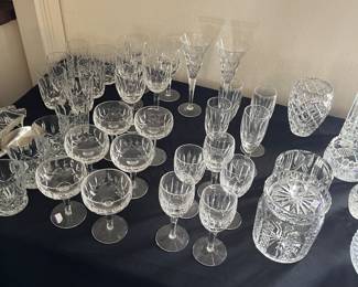 Waterford and other crystal