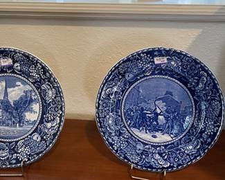 Staffordshire plates