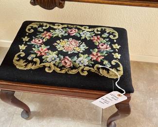 Needlepoint stool