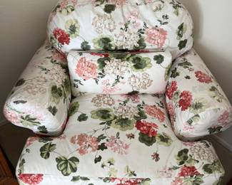 Floral chair