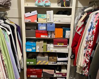 Ladies clothing  and shoes 71/2