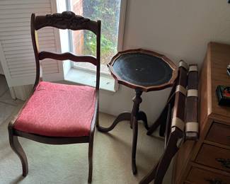 Vintage chair and table