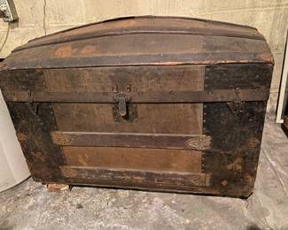 Antique trunk.