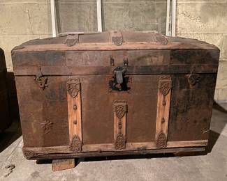 Antique trunk.