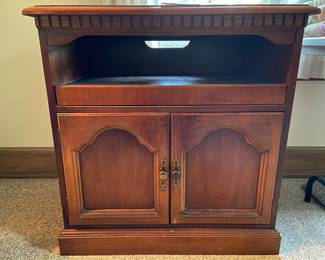 Small entertainment center.
