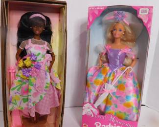 Sweet Magnolia Barbie &  Avon Spring Petals Barbie.