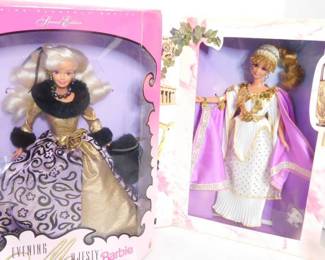 Special Edition Barbies- Greek Goddess & Evening Majesty