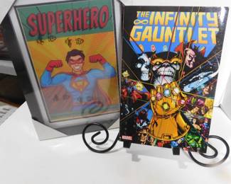 Marvel Comic Book & Frame