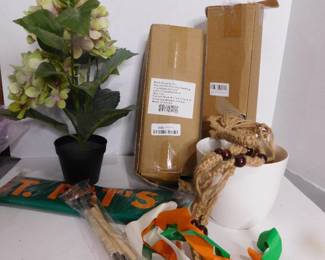 Flags, Fencing & Plants