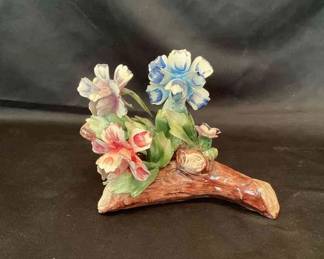 003 Capodimonte Peony Flowers