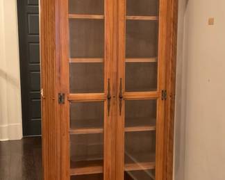 Curio Cabinet With Eagle 