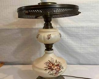 Milk Glass Lamp