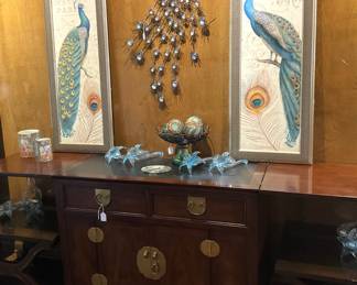 Asian style server (top folded out to enlarge the serving area)