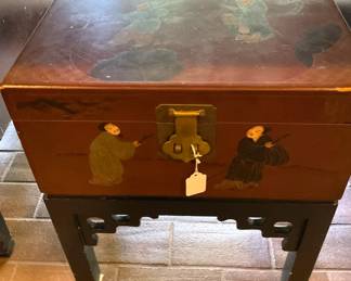 Asian chest on stand