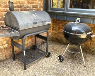 Kingsford grill and smaller grill