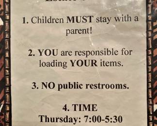 Guidelines for smooth shopping