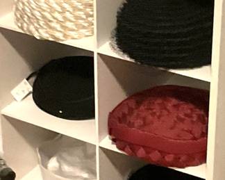 More vintage hats; cubby