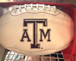 Texas A&M football signed by Johnny Manziel