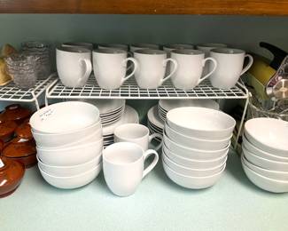 "Everyday White" porcelain dishes by Fitz and Floyd