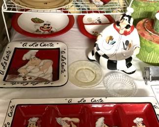 Fun "A La Carte"  serving dishes -dish washer and microwave safe dishes