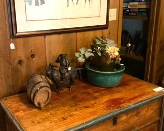 Quilt box (purchased at Phil Beck's Antiques) from the Lou Ornelas estate