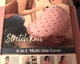 Itzy Ritzy Mom Boss stretch knit multi-use cover