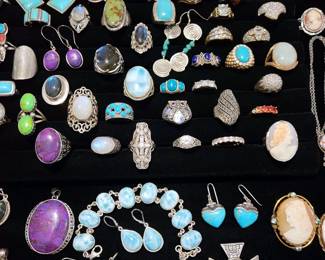 Sterling Silver and Gemstone Jewelry Collection