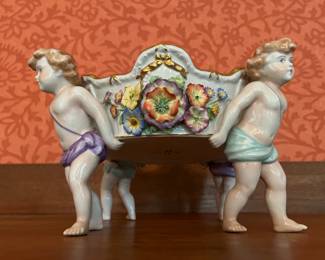 Dresden style cherub bowl 
Item Location
Dining Room 