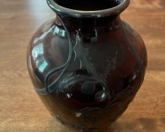 Fantastic Rookwood Persimmon vase with silver stenciling 
Item Location
Main Floor Living Room 