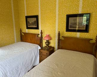 Single turned beds 
Item Location
Upstairs Bedroom 