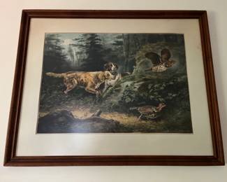 Framed pheasant print 
Item Location
Main Floor Backroom 