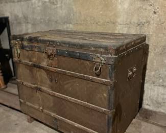 Antique Louis Vuitton steamer trunk 
Taking Sealed Bids Throughout The Sale 