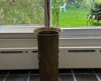 Brass umbrella stand 
Item Location 
Entryway 