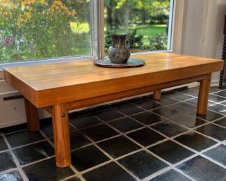 Butcher block coffee table 
Item Location 
Upstairs Bedroom 