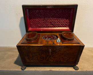 Antique tea caddy 
Main Floor
Living Room 